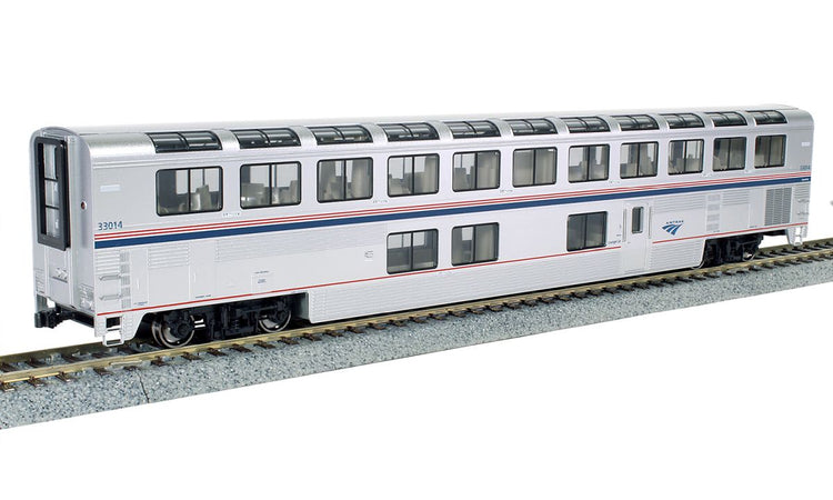Kato HO Amtrak Superliner I Lounge Phase VI #33023