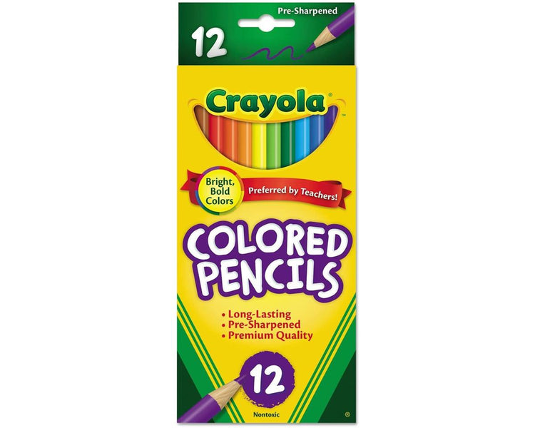 Crayola Long Colored Pencils (12)