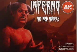 AK Interactive 3G Inferno and Red Creatures Set