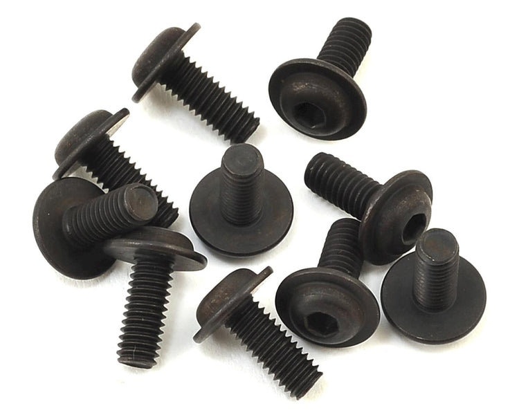 Serpent 4x10mm Flanged Button Head Screw (10)