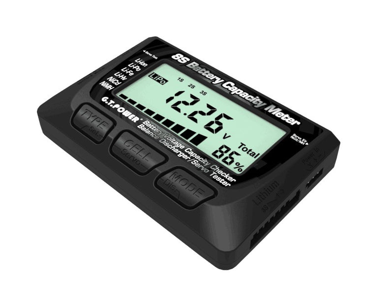 Racers Edge 8S Battery Capacity Meter & Servo Tester