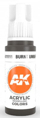 AK Interactive 3G Acrylic Burnt Umber 17ml