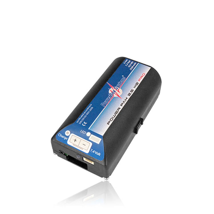 Power Box Systems PowerPak 2.5X2 2500mAh PRO Li-Ion Rec Batt & Mount