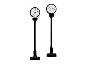 Lionel HO Lighted Clock 2pk - black