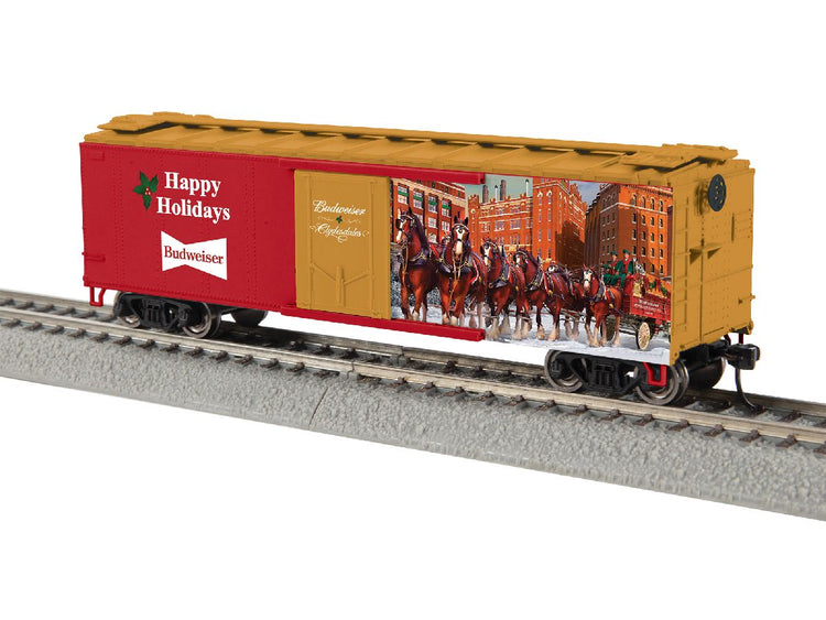 Lionel HO RTR Anheuser-Busch Happy Holidays Reefer