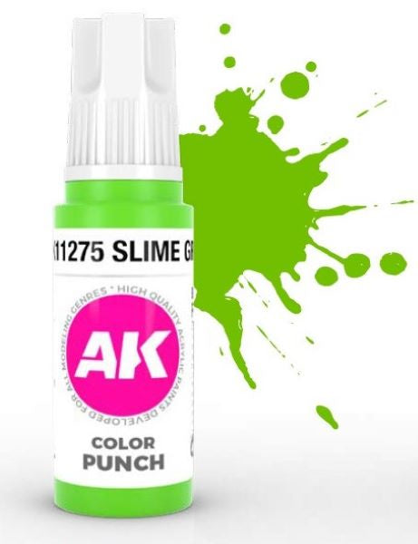 AK Interactive Slime green COLOR PUNCH 17 ml