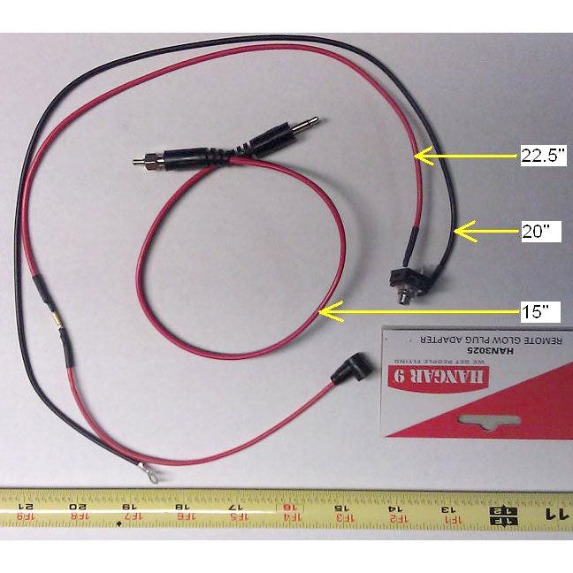 Hanger 9 Remote Glow Plug Adapter with Starter Adapter