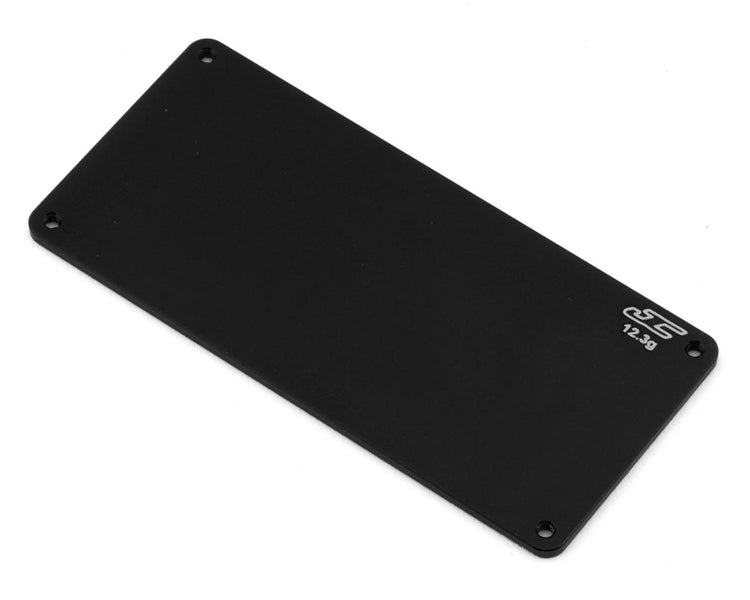 J Concepts RC10B7/B7D Aluminum Electronics Plate (Black) (12.3g)