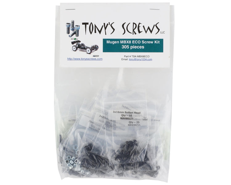Tonys Screws Mugen MBX8 ECO Screw Kit