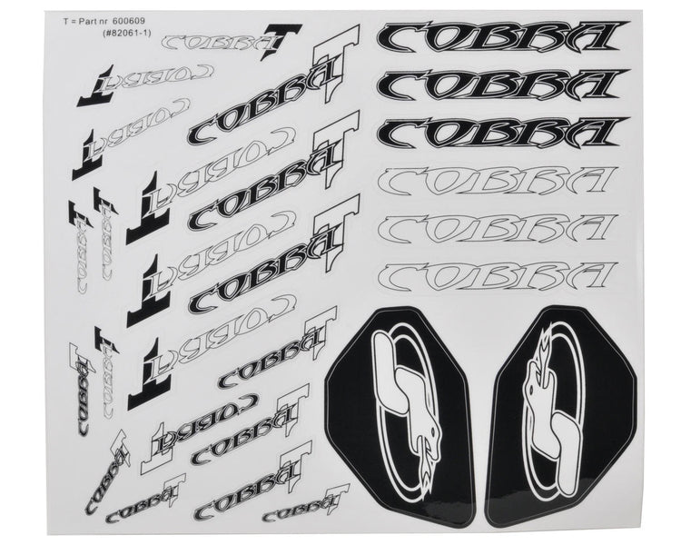 Serpent S811T Decal Sheet