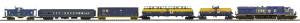 MTH Trains O CSX Safety Train Set/ES44AC Diesel/3.0/Hi-Rail