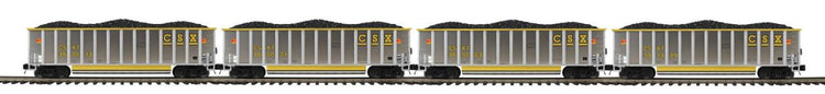 MTH Trains O Coalporter Hopper 4pk CSX MTH2092441