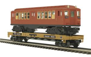 MTH Trains O Flatcar w/LoV Subway Car TTX -940282