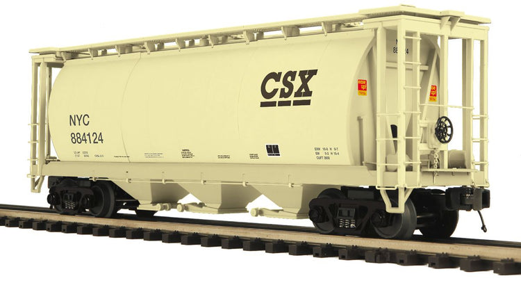 MTH Trains O 3-Bay Cylindrical Hopper CSX