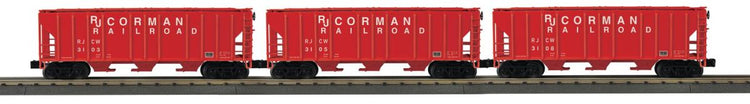 MTH Trains O PS-2 Discharge Hopper 3pk RJ Corman
