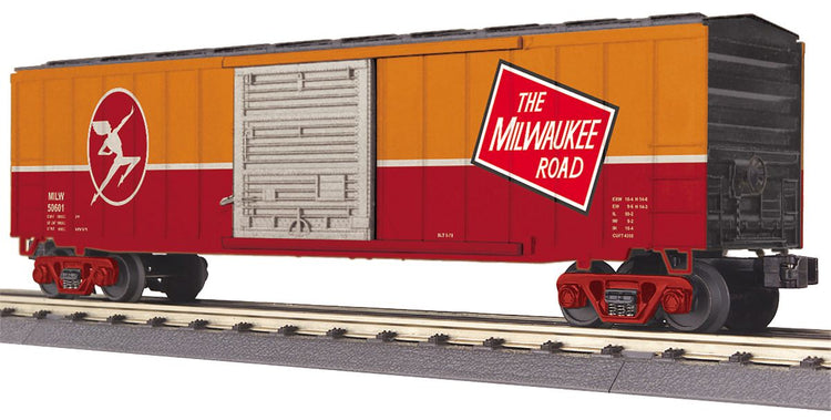 MTH Trains O 50' Modern Boxcar Milw Rd.
