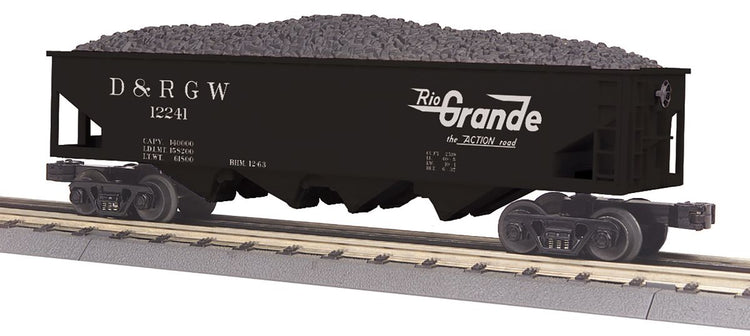 MTH Trains O 4-Bay Hopper D-RGW