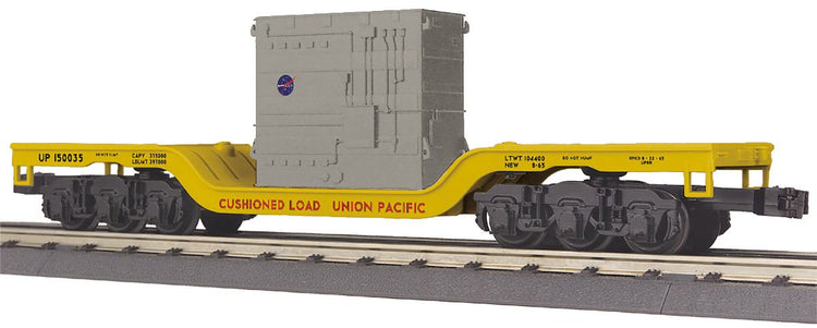MTH Trains O UP Dep.Center Flatcar w/Transformer Load