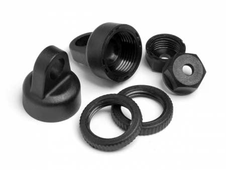 HPI Racing Shock Cap And Preload Collar Set - Blitz/Firestorm