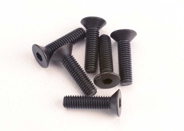 Traxxas Countersunk Machine Screws 3x12 mm (6) TRA2552