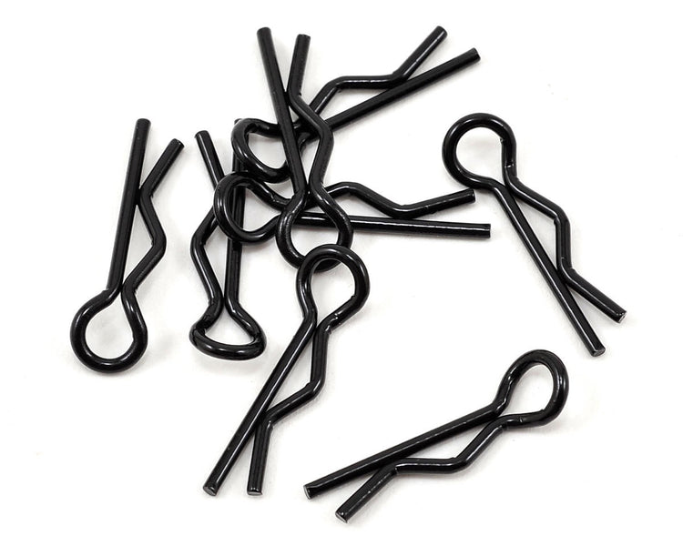 Core-RC Small 1/10 Scale Body Clip (Black) (8)