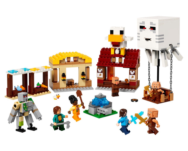 LEGO Minecraft® The Ghast Balloon Village Attack Set