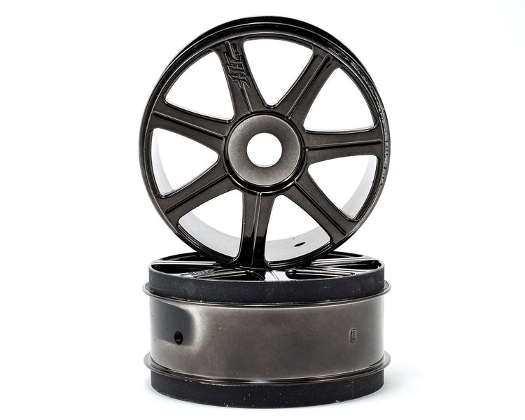 HB Racing HB Edge Wheels (2) (Black Chrome)