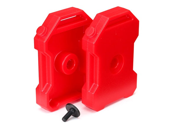 Traxxas Red Replica Fuel Canisters (2)