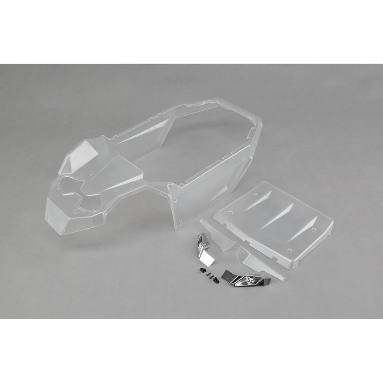 Losi Body Set, Clear: Rock Rey