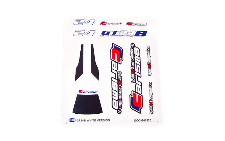 Carisma GT24B Buggy Sticker Sheet