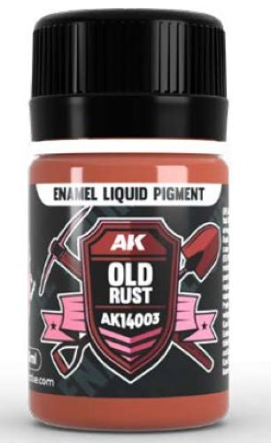AK Interactive Enamel Liquid Pigment Old Rust 35ml