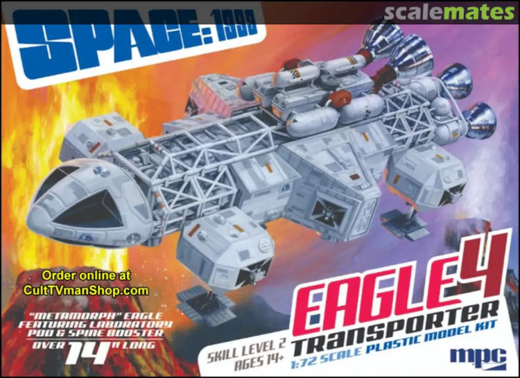 MPC by Round 2 1/72 Space: 99 Eagle 4 Lab Pod & Spine Booster