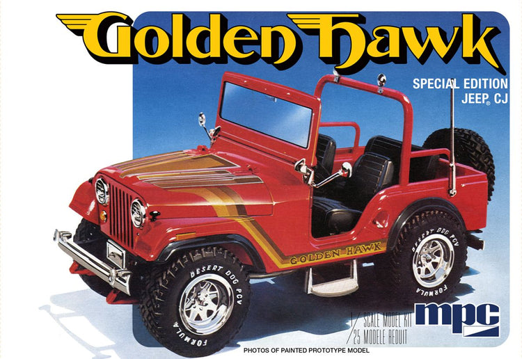 MPC by Round 2 1/25 1981 Jeep CJ5 Golden Hawk