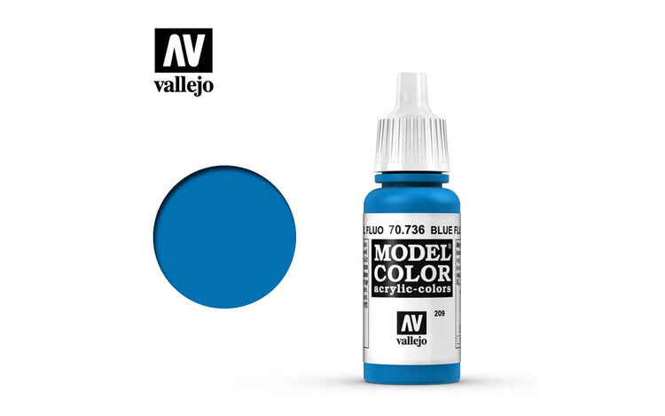 Vallejo 17 Ml. Blue Fluo 70736