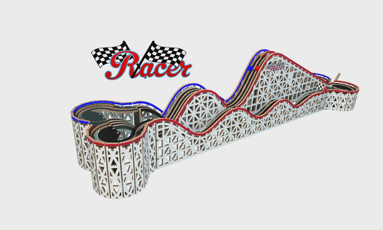 CDX Coasters Racer Marble Rollercoaster