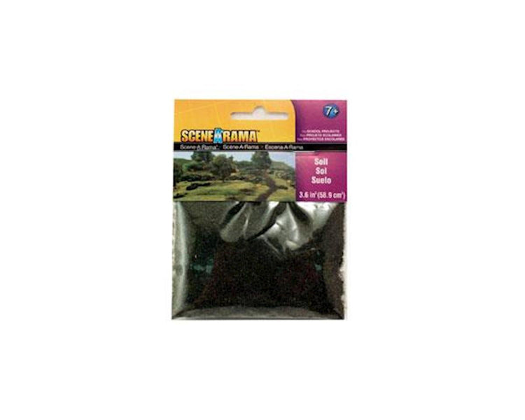 Woodland Scenics Scene-A-Rama Scenery Bags, Soil 2oz
