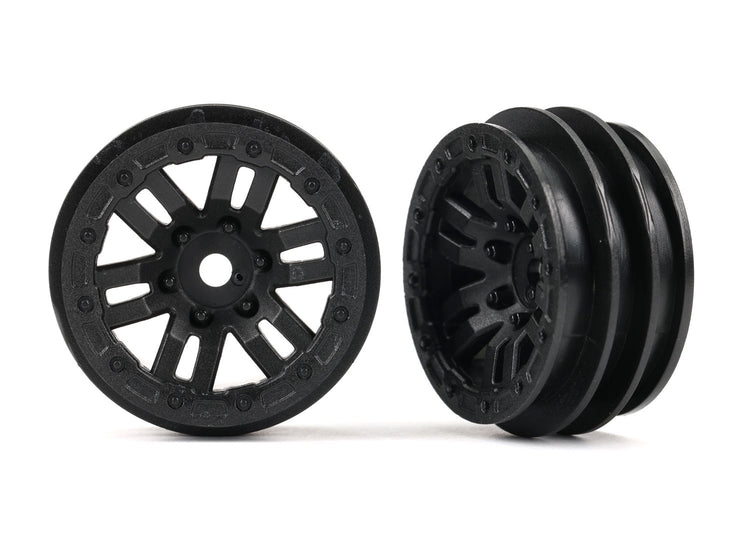 Traxxas 1.0" Black Wheels (2) TRA9768