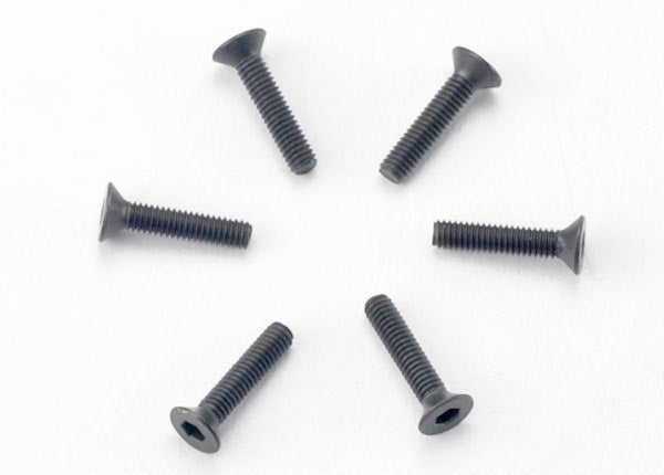 Traxxas Countersunk Machine Screws 2.5x12 mm (6)