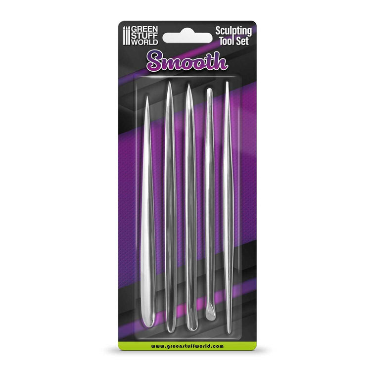 Green Stuff World 5x Smooth Sculpting Set
