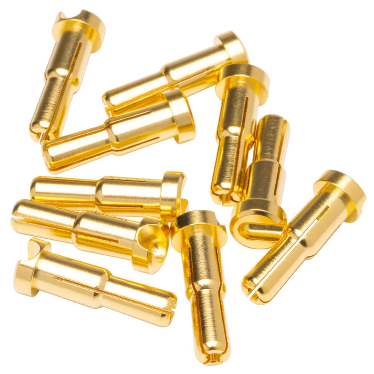 1UP Racing LowPro Bullet Plugs, 4/5mm Stepped, 10 Pack