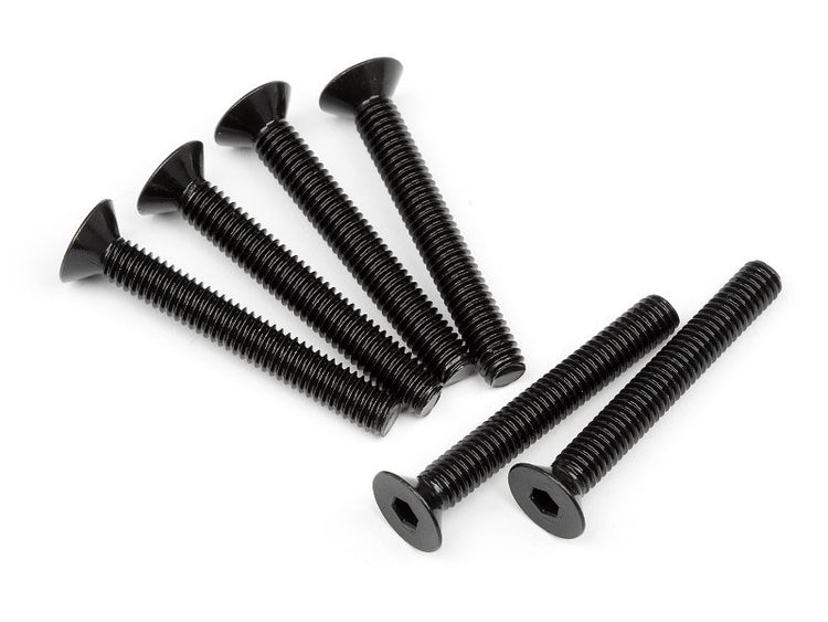 HPI Racing Flat Head Screw M4X30mm (Hex Socket/6pcs)