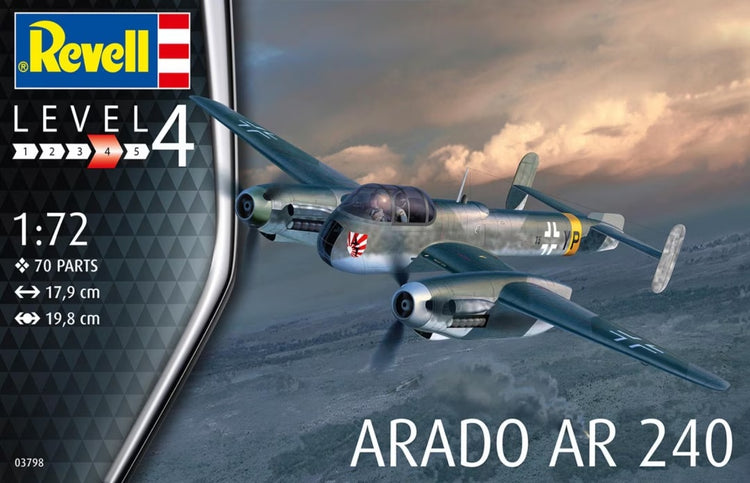 Revell-Germany 1/72 Arado AR240 Luftwaffe Night Fighter
