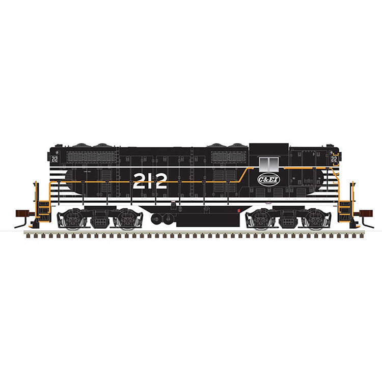 Atlas Railroad HO GP-7, C&EI #212
