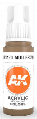 AK Interactive 3G Acrylic Mud Brown 17ml