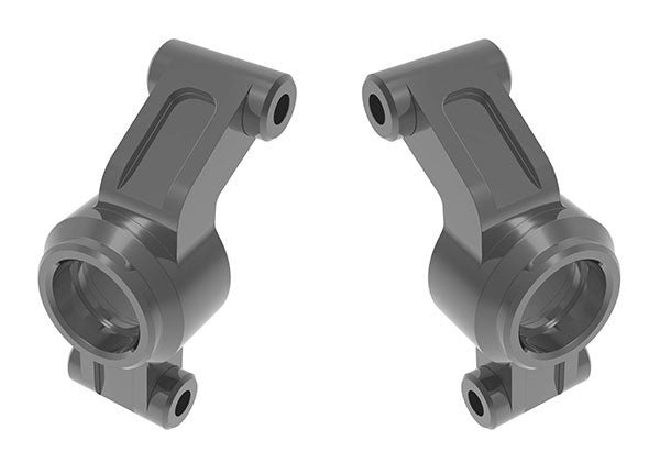 Traxxas Gray Aluminum Stub Axle Carriers (L&R) TRA10751-GRAY