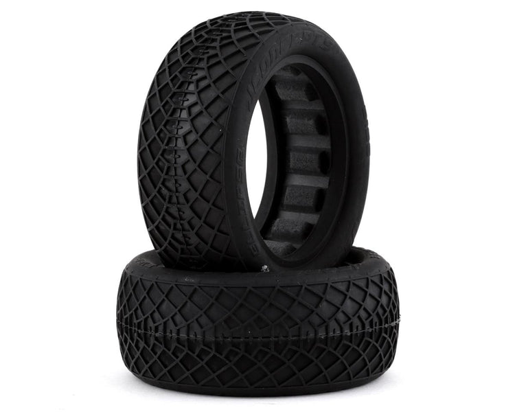 J Concepts Ellipse 2.2" 4WD Front Buggy Tires (2) (Silver)