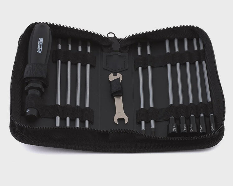 EcoPower 19-Piece Metric RC Essential Tool Set w/Carrying Case