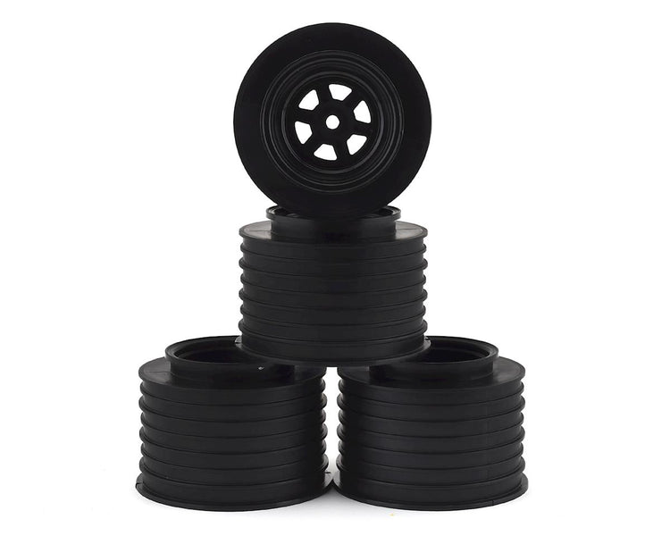 DE Racing Gambler Rear Sprint Wheels (AE/TLR) (Black)