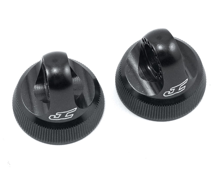 J Concepts Fin Aluminum 12mm V2 Shock Cap (Black) (2)