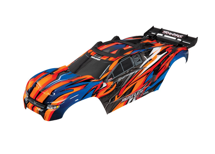 Traxxas Rustler 4X4 VXL Orange Body